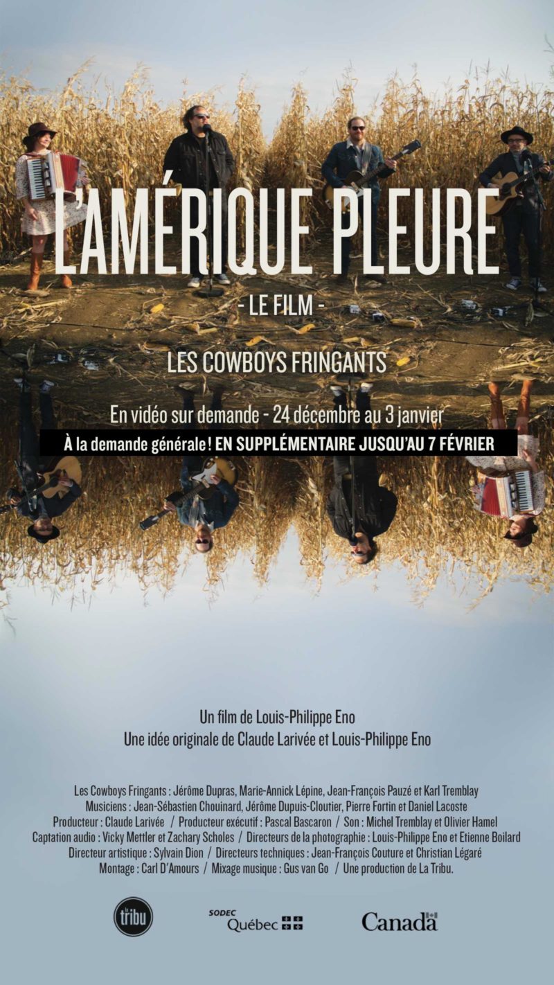 L'Amérique pleure poster